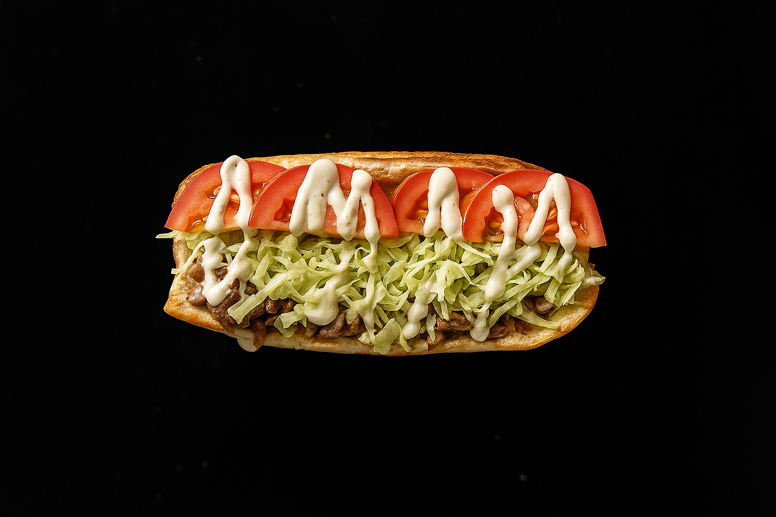 Buffalo Ranch Cheesesteak with spicy buffalo and cool ranch at Phat Boy Cheesesteaks in Edmonton and Sherwood Park